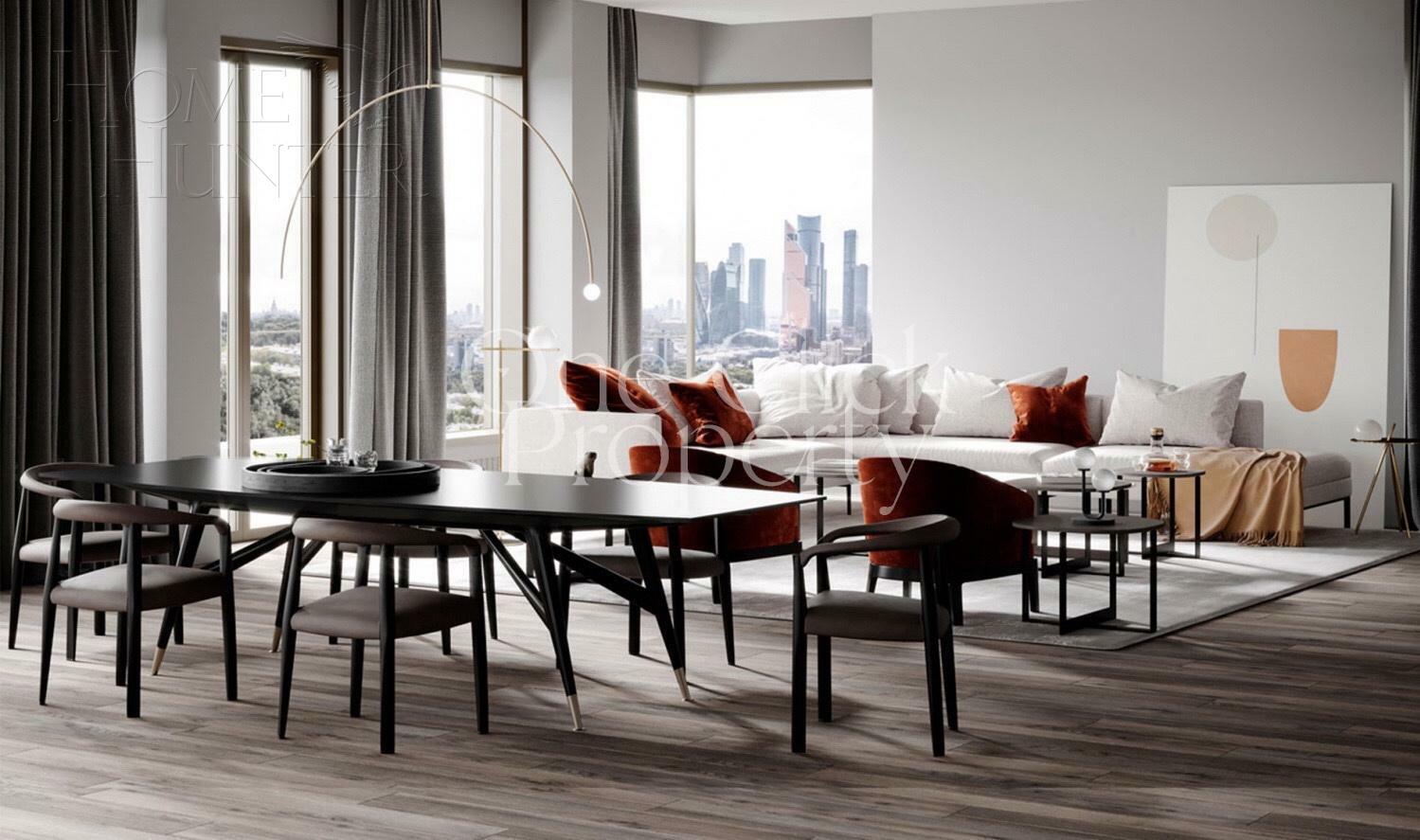 4-КОМН. КВАРТИРА С ОТДЕЛКОЙ 153.53 М² НА 12 ЭТАЖЕ