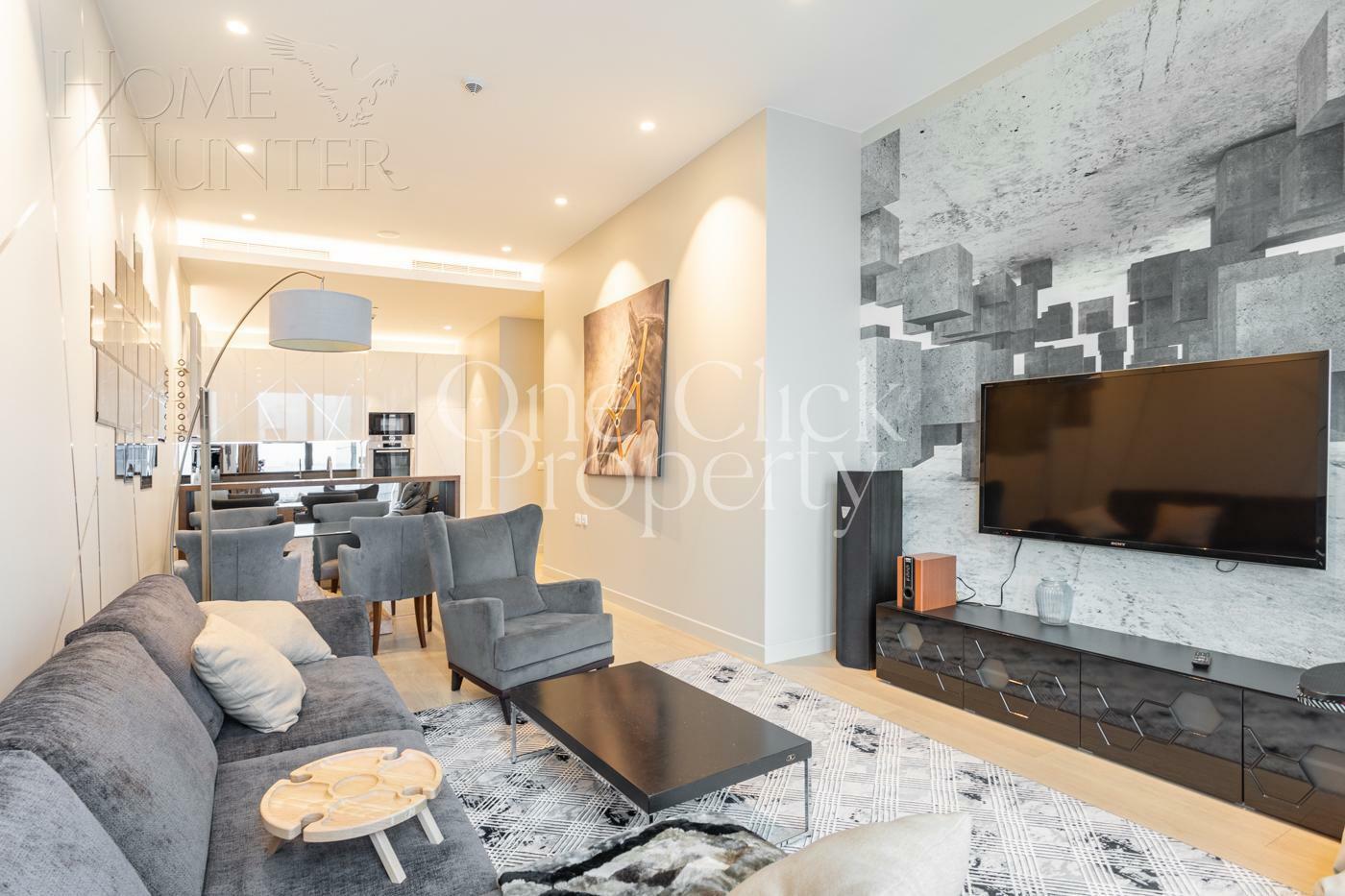 2-КОМН. АПАРТАМЕНТЫ С ОТДЕЛКОЙ 76.7 М² НА 38 ЭТАЖЕ