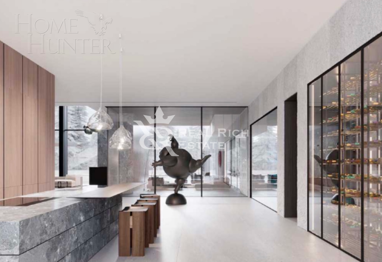 2-этажный коттедж 1 500 м² с отделкой