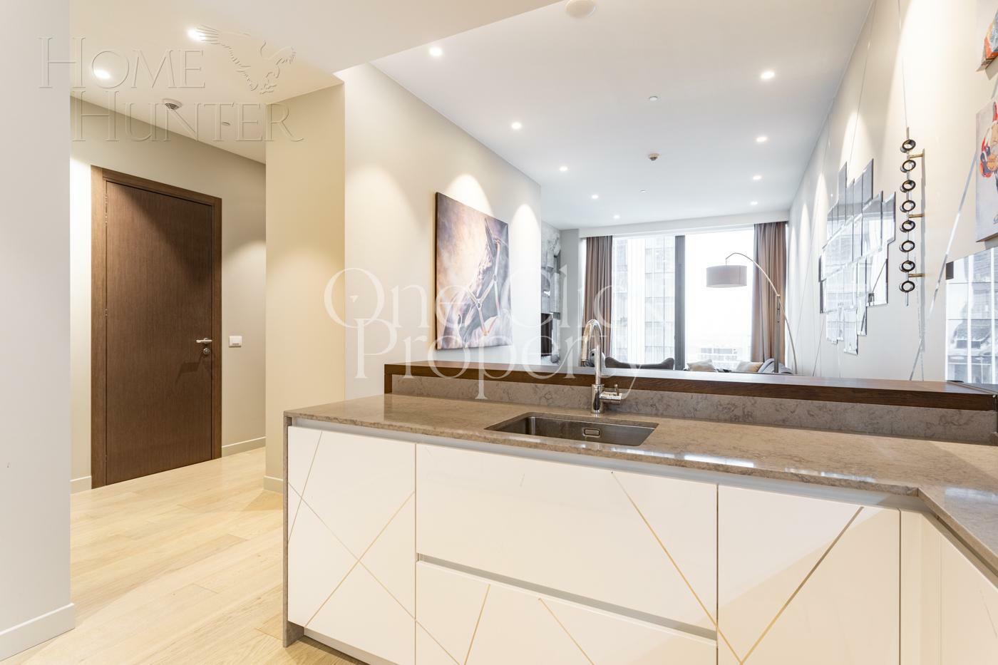 2-КОМН. АПАРТАМЕНТЫ С ОТДЕЛКОЙ 76.7 М² НА 38 ЭТАЖЕ