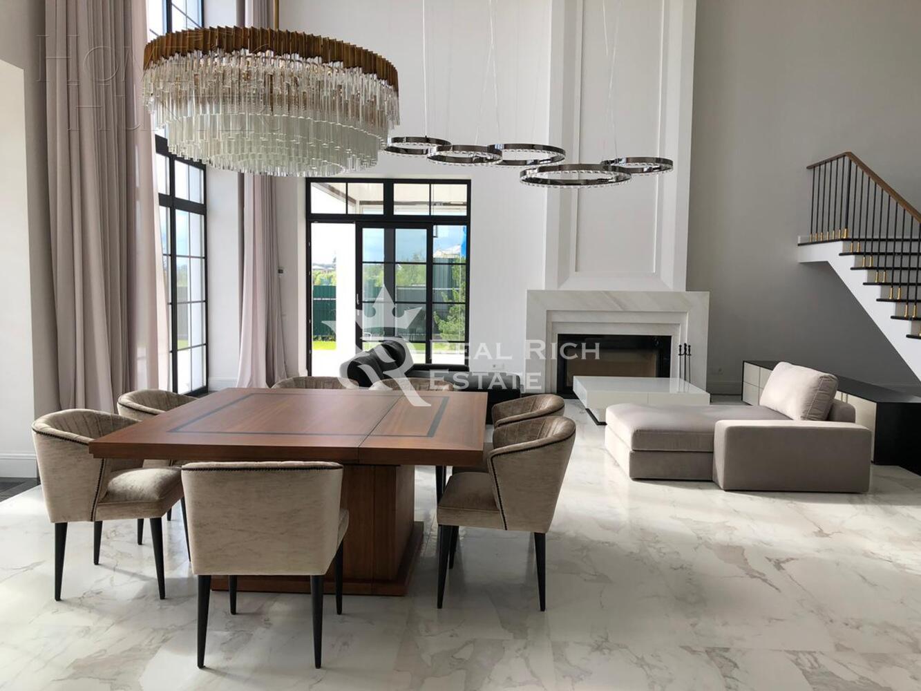 2-этажный коттедж 1 200 м² с отделкой