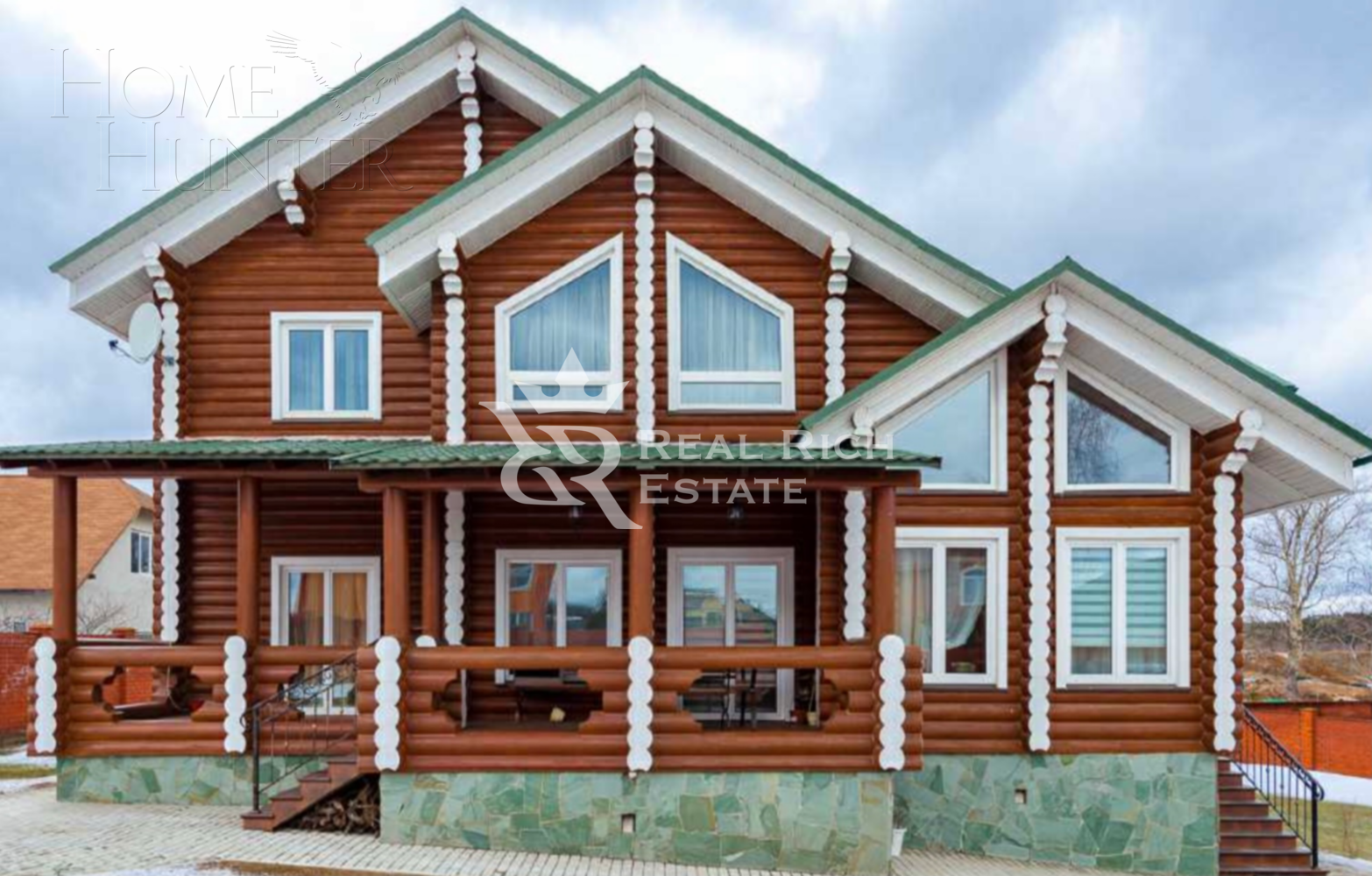 2-этажный коттедж 300 м² с отделкой