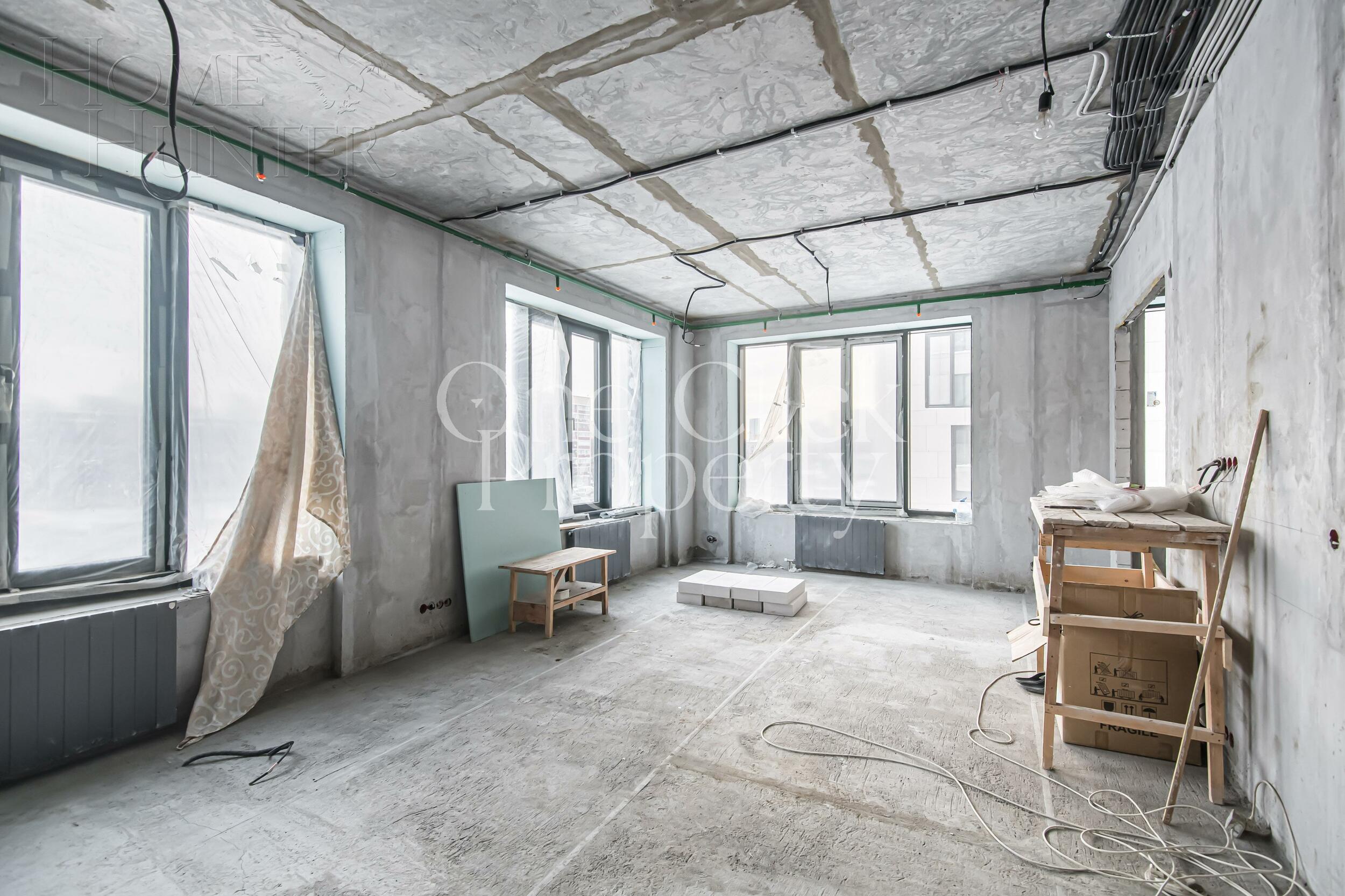 3-КОМН. АПАРТАМЕНТЫ БЕЗ ОТДЕЛКИ 110.3 М² НА 3 ЭТАЖЕ