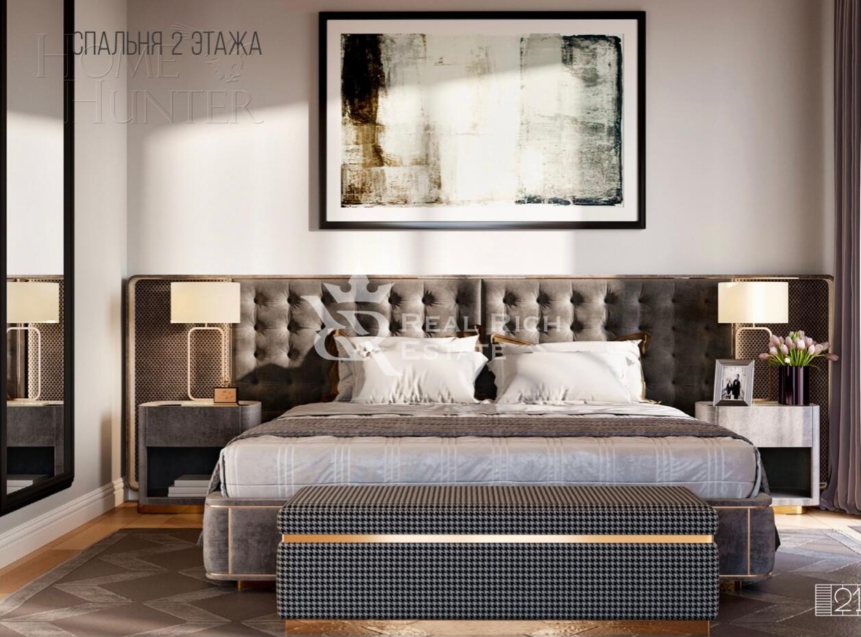 2-этажный коттедж 890 м² с отделкой