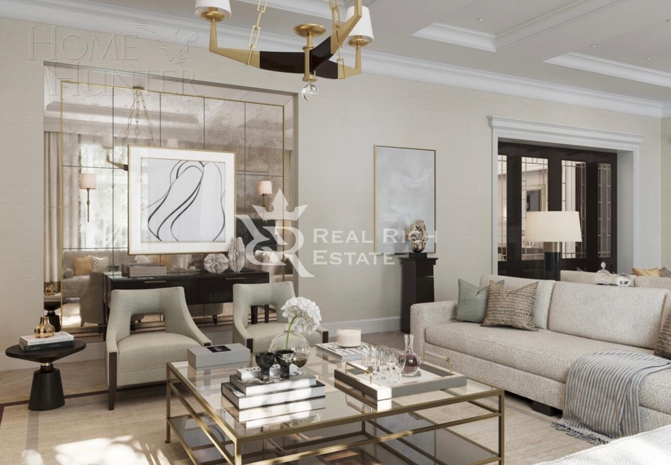 2-этажный коттедж 1 455 м² с отделкой