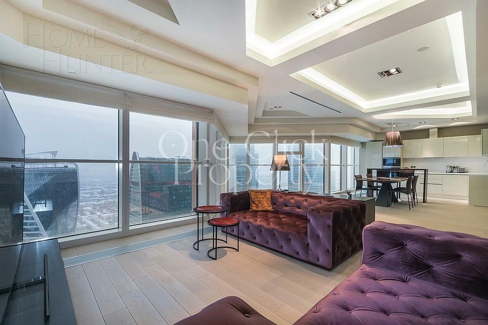 2-КОМН. АПАРТАМЕНТЫ С ОТДЕЛКОЙ 120.4 М² НА 51 ЭТАЖЕ