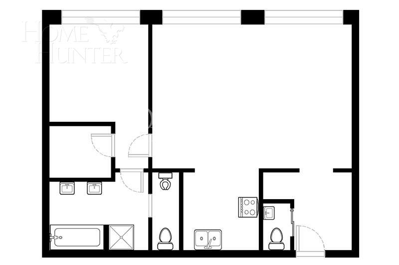2-КОМН. КВАРТИРА БЕЗ ОТДЕЛКИ 71.2 М² НА 6 ЭТАЖЕ