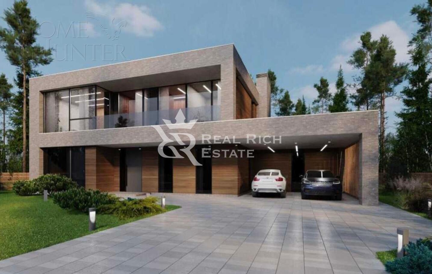 2-этажный коттедж 290 м² без отделки