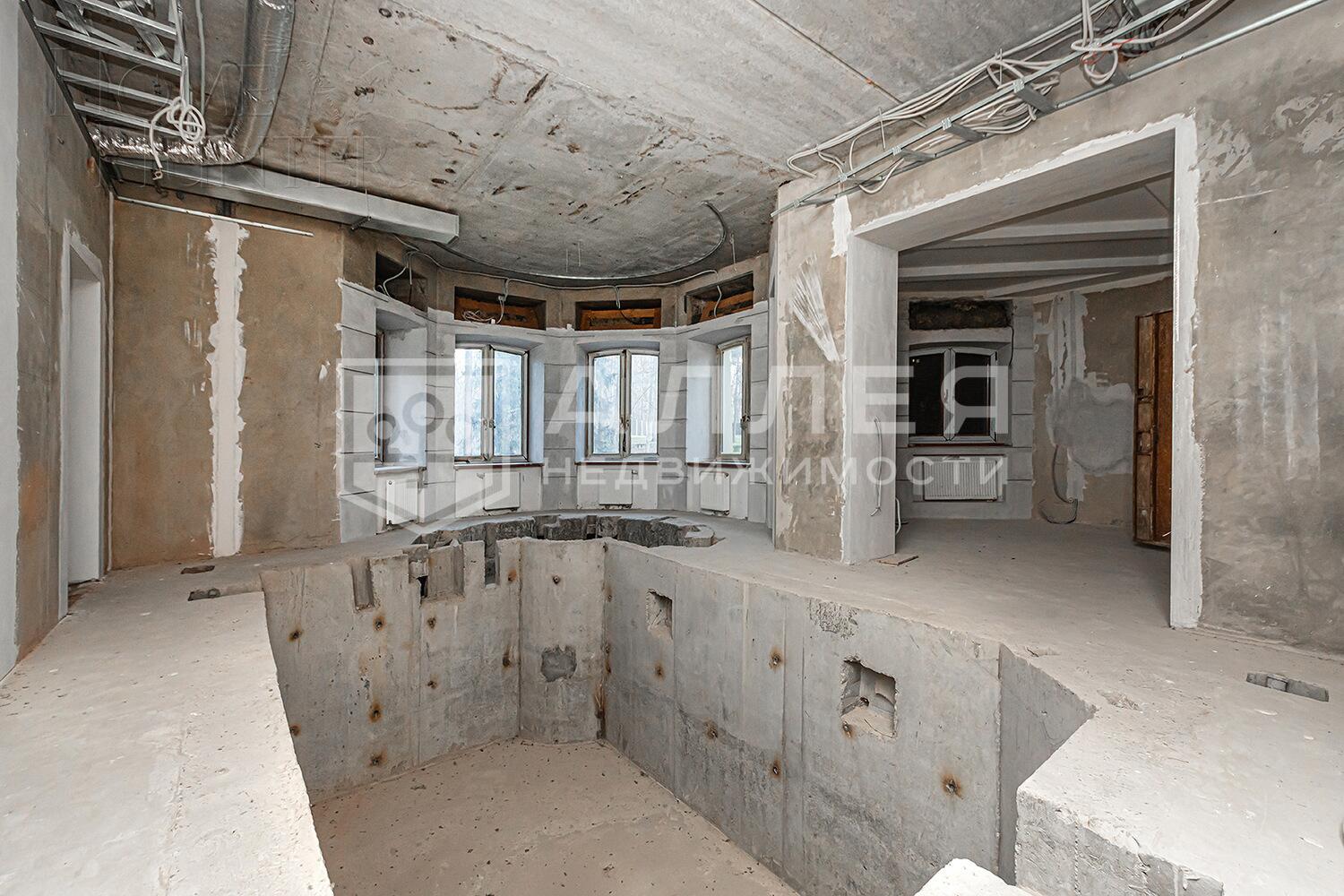 3-этажный коттедж 780 м² без отделки