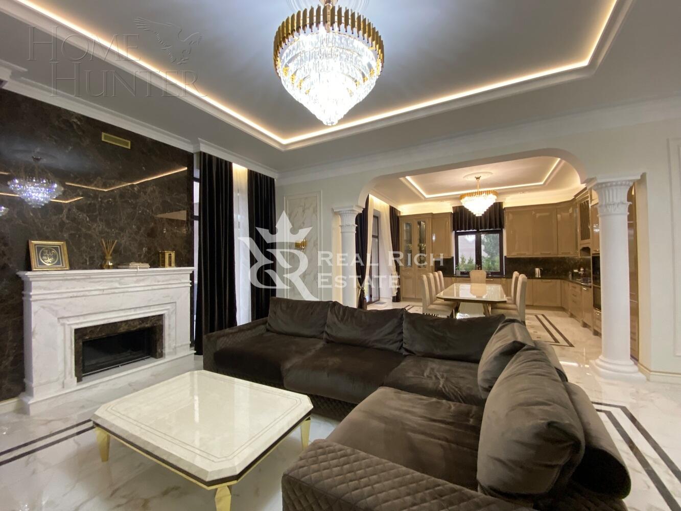 2-этажный коттедж 520 м² с отделкой