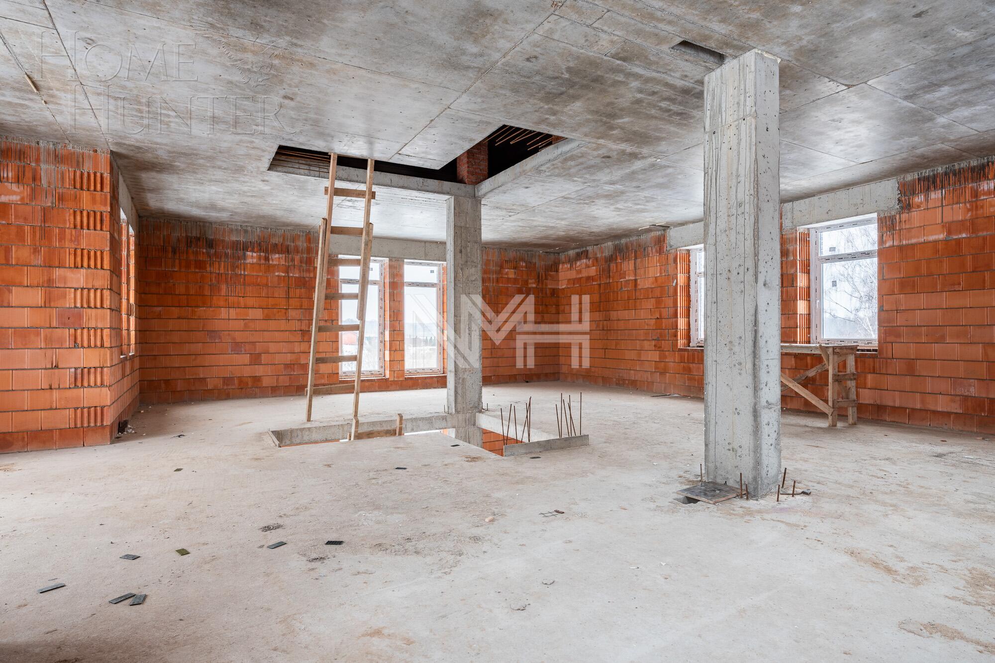 2-этажный коттедж 495 м² без отделки