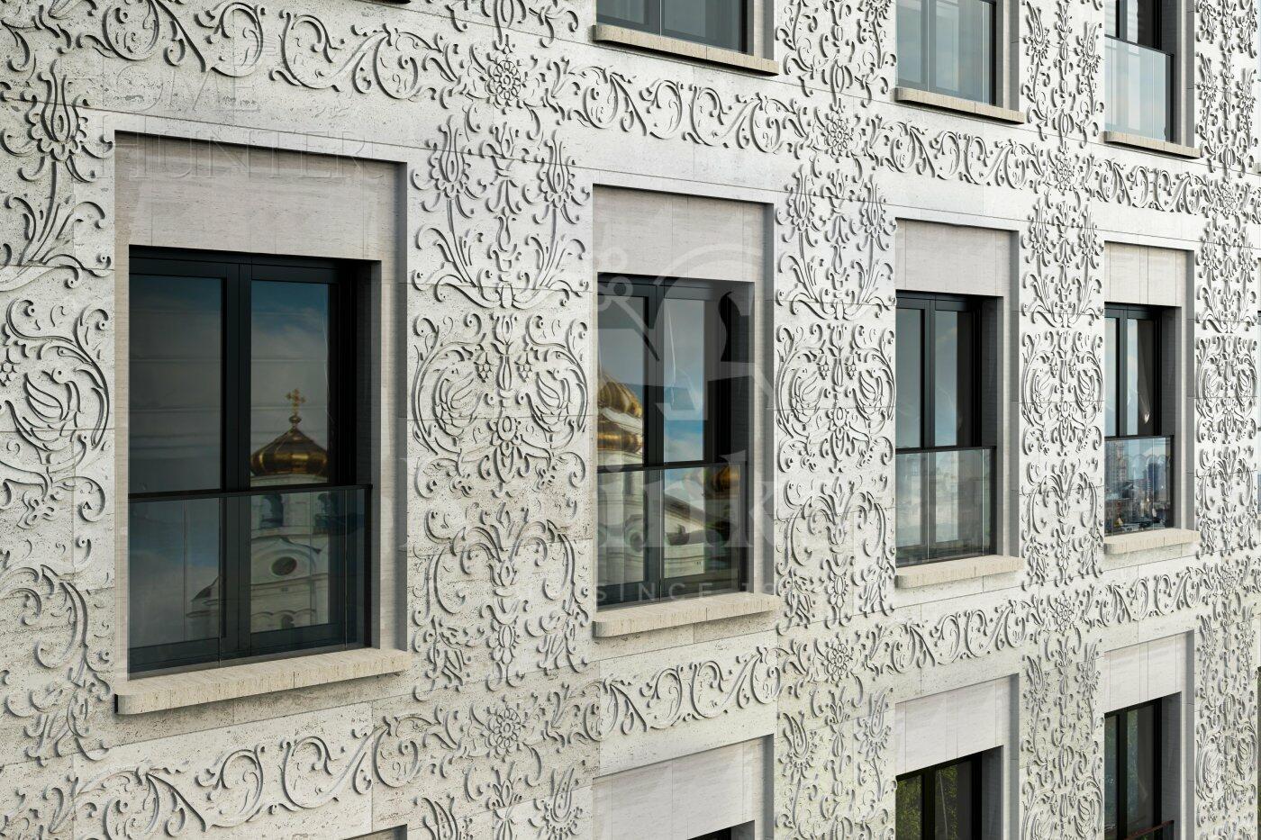 3-КОМН. АПАРТАМЕНТЫ БЕЗ ОТДЕЛКИ 146.8 М² НА 2 ЭТАЖЕ