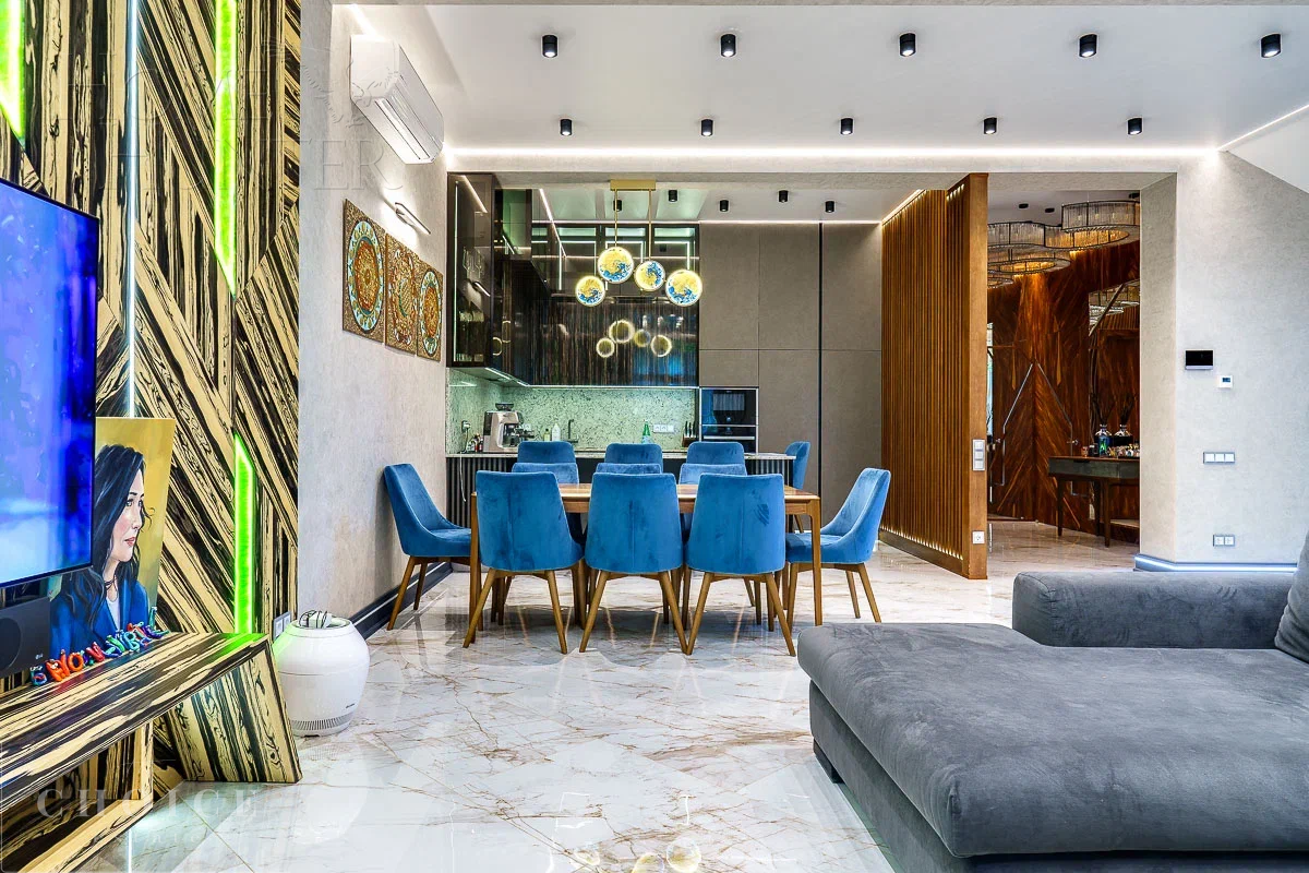 3-этажный таунхаус 410 м² с отделкой