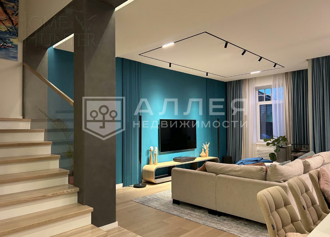 2-этажный таунхаус 520 м² с отделкой