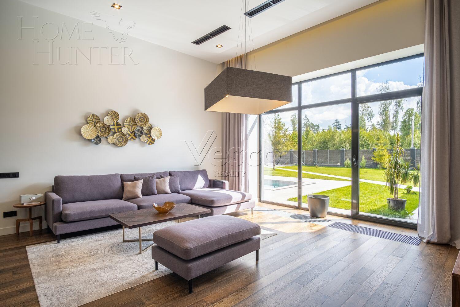 2-этажный коттедж 450 м² с отделкой