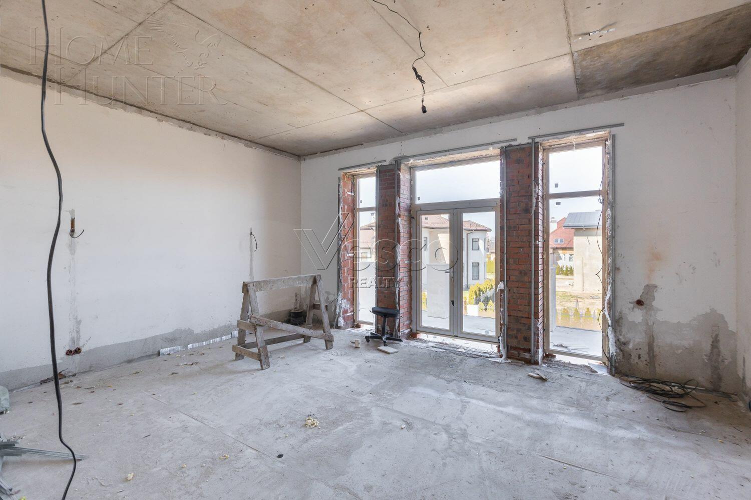 2-этажный коттедж 500 м² без отделки