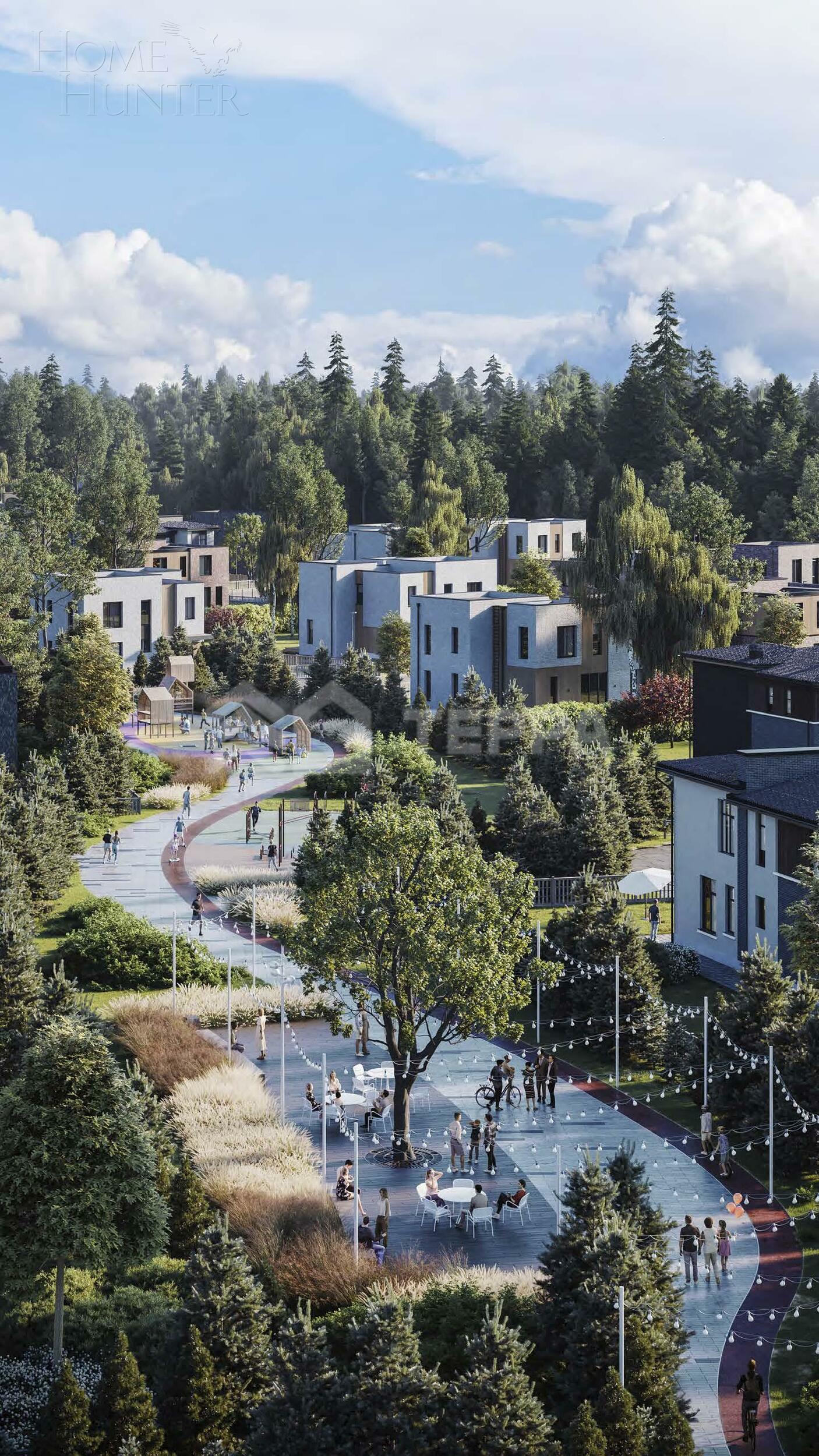 2-этажный коттедж 284 м² без отделки