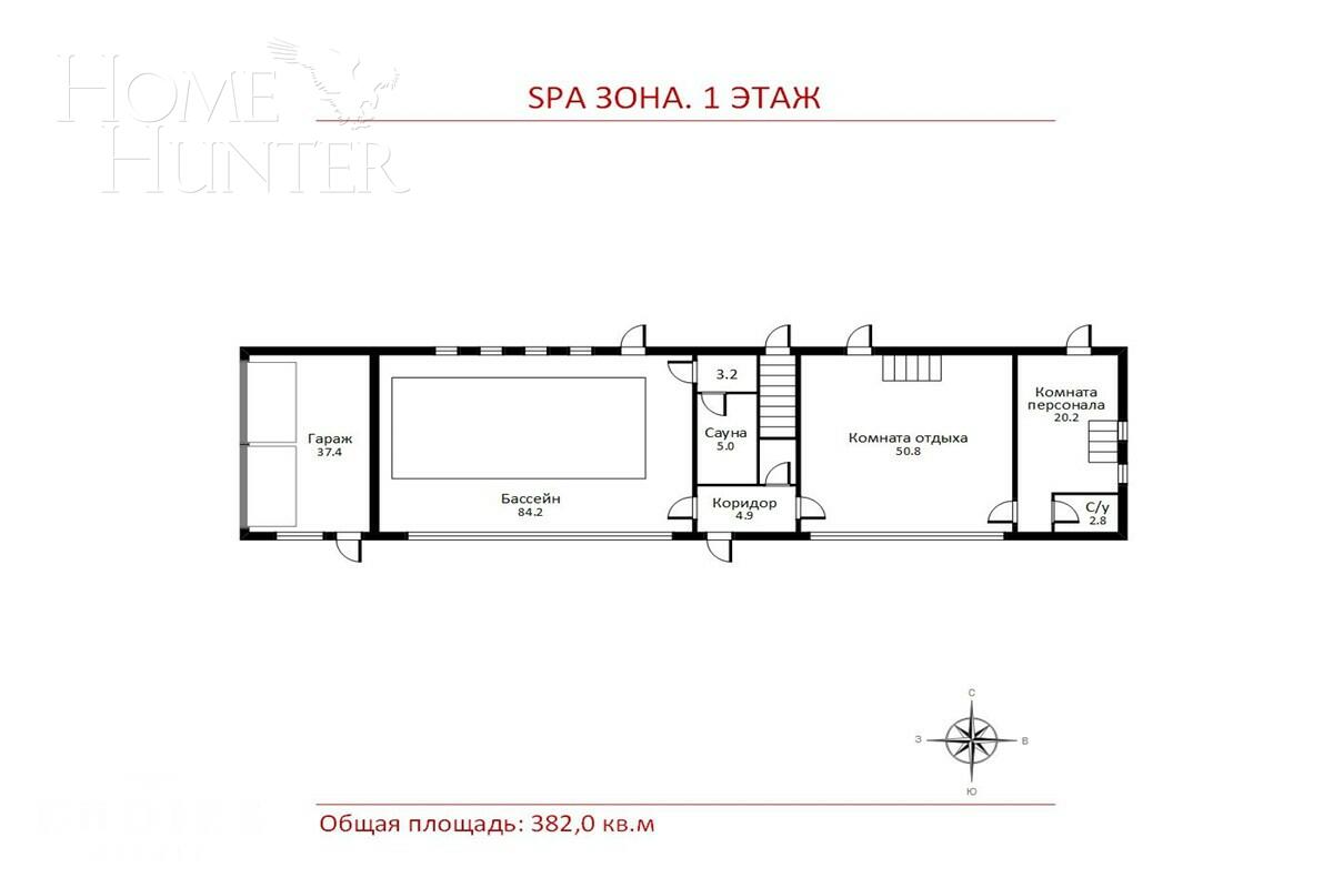 2-этажный коттедж 959 м² с отделкой