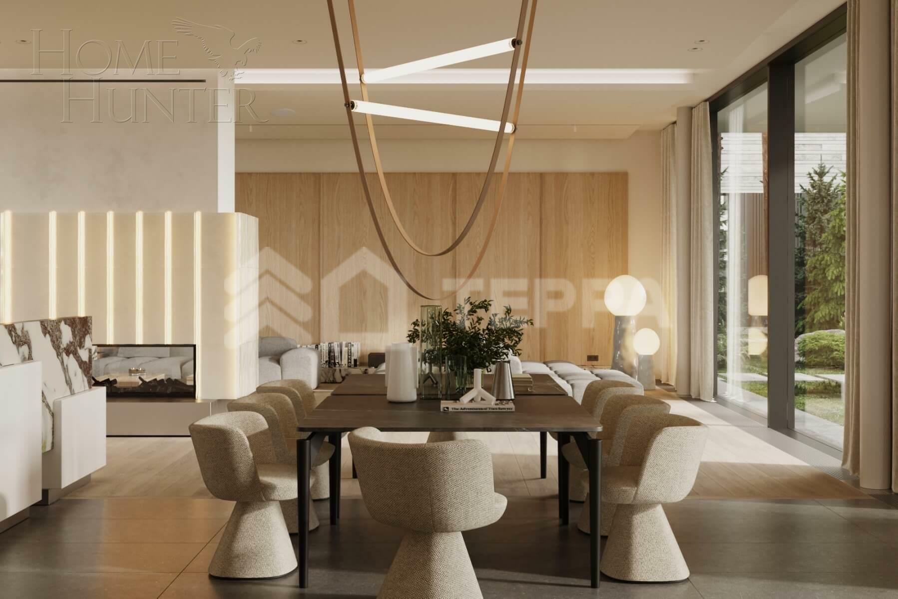 2-этажный коттедж 1 050 м² без отделки