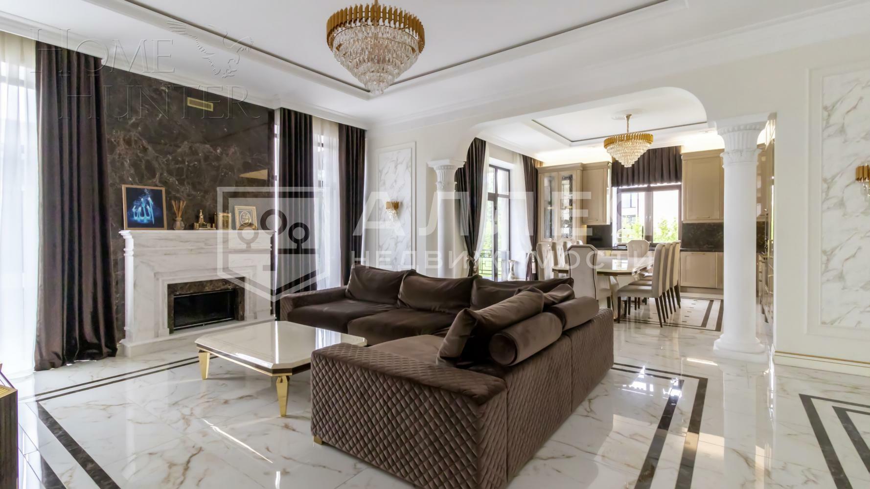 2-этажный коттедж 520 м² с отделкой