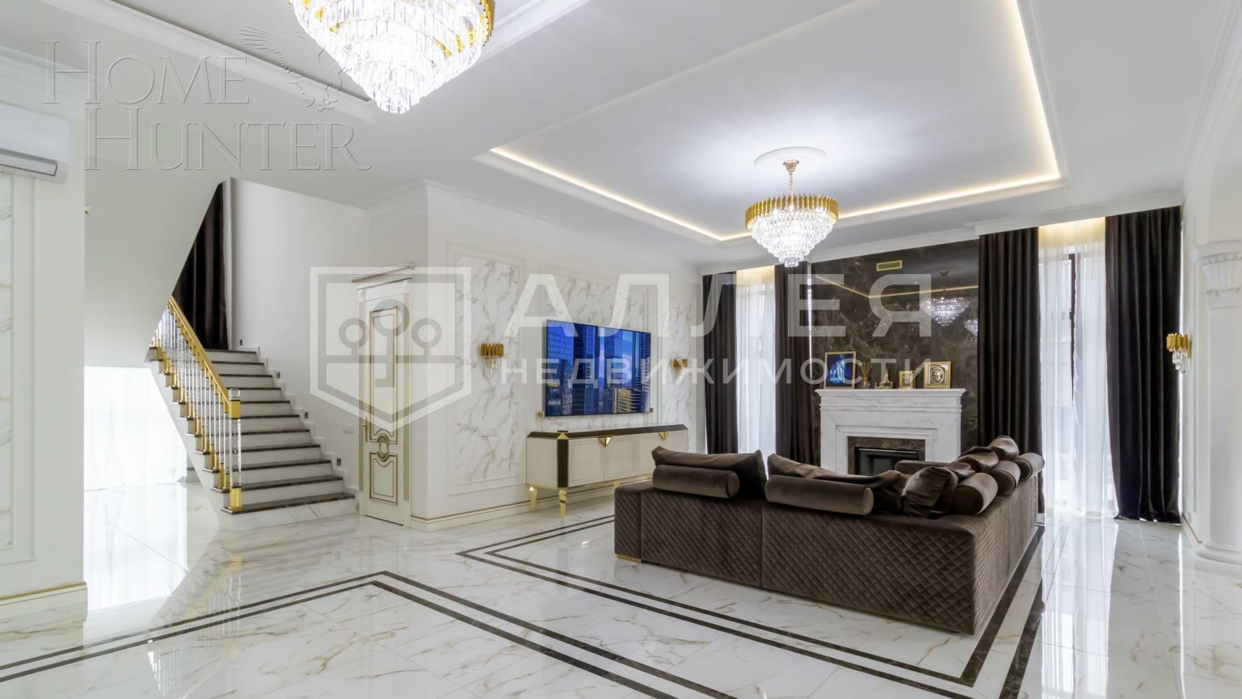 2-этажный коттедж 520 м² с отделкой