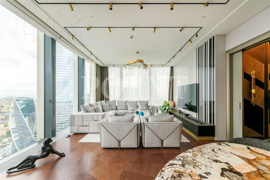 4-КОМН. АПАРТАМЕНТЫ С ОТДЕЛКОЙ 250 М² НА 57 ЭТАЖЕ