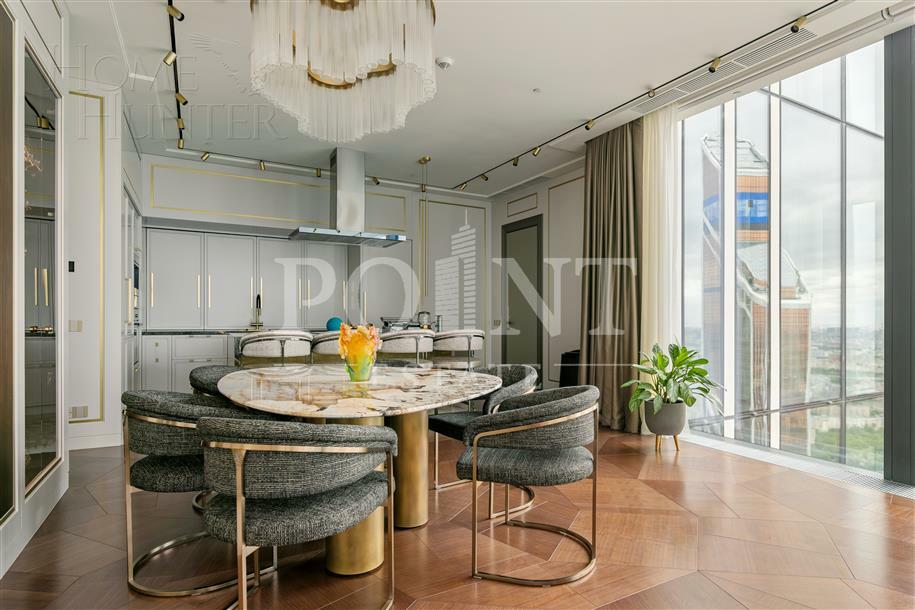 4-КОМН. АПАРТАМЕНТЫ С ОТДЕЛКОЙ 250 М² НА 57 ЭТАЖЕ