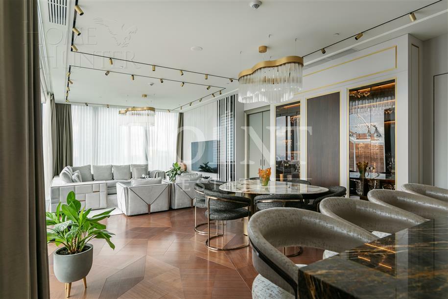 4-КОМН. АПАРТАМЕНТЫ С ОТДЕЛКОЙ 250 М² НА 57 ЭТАЖЕ