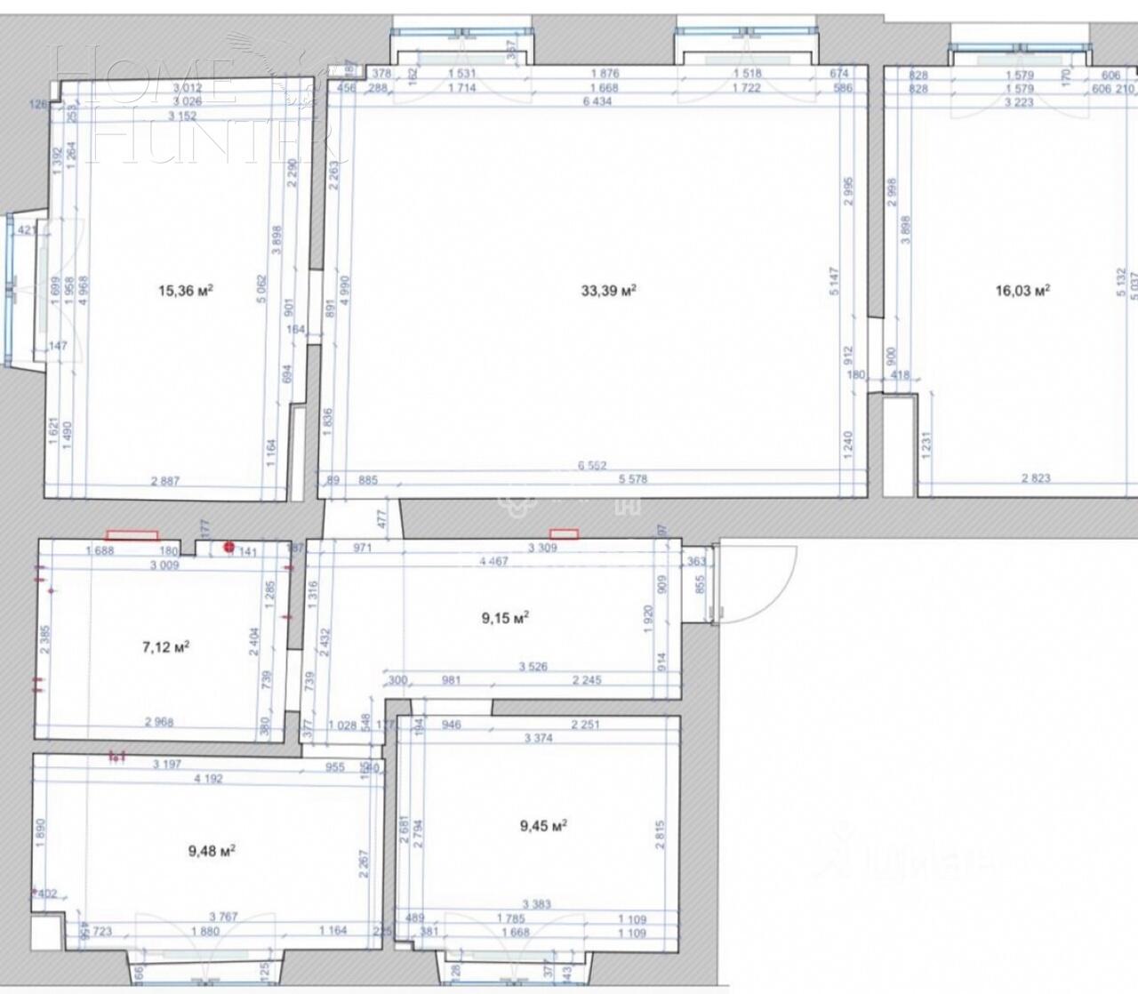 4-КОМН. КВАРТИРА С ОТДЕЛКОЙ 101 М² НА 5 ЭТАЖЕ