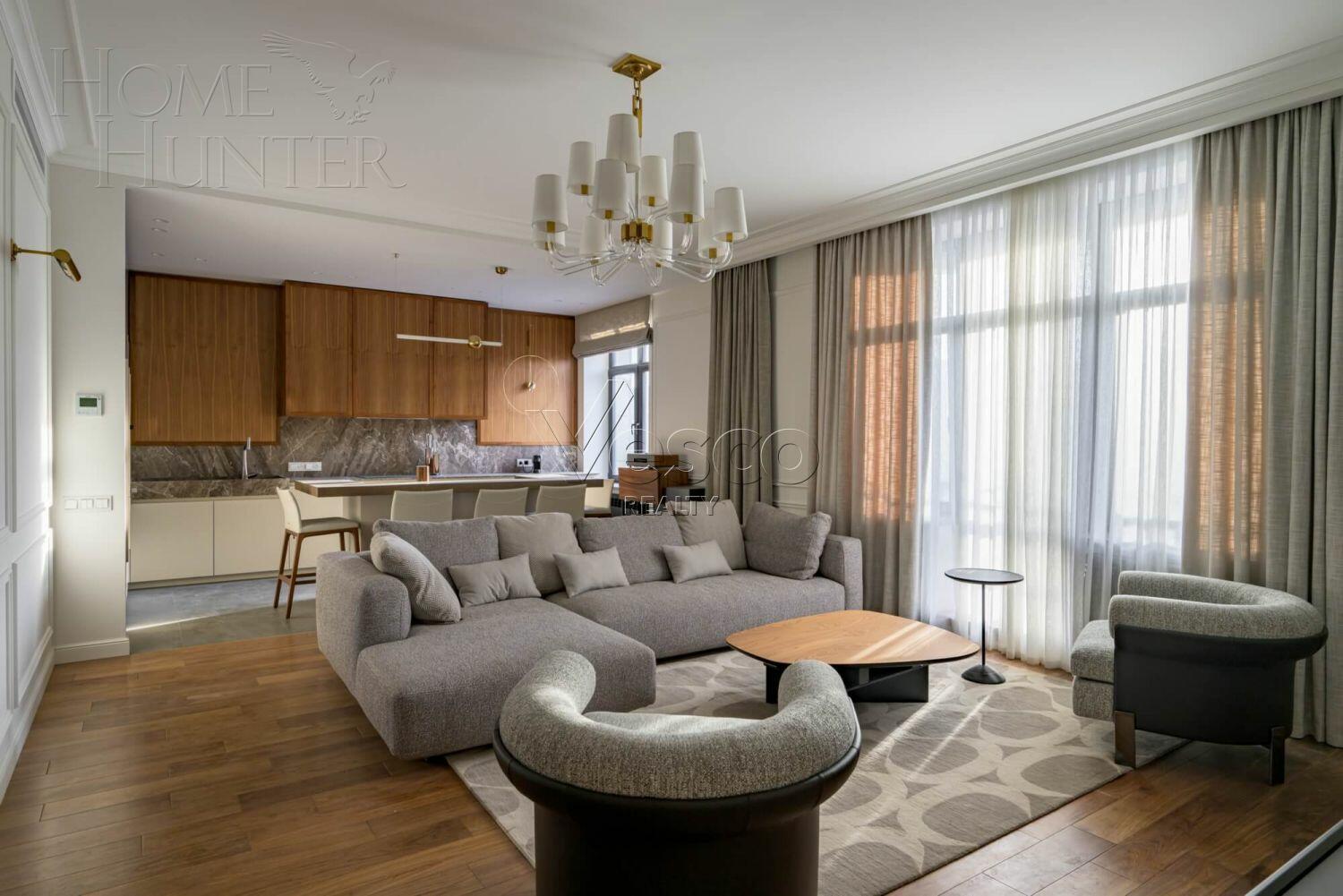 3-КОМН. КВАРТИРА С ОТДЕЛКОЙ 124 М² НА 7 ЭТАЖЕ