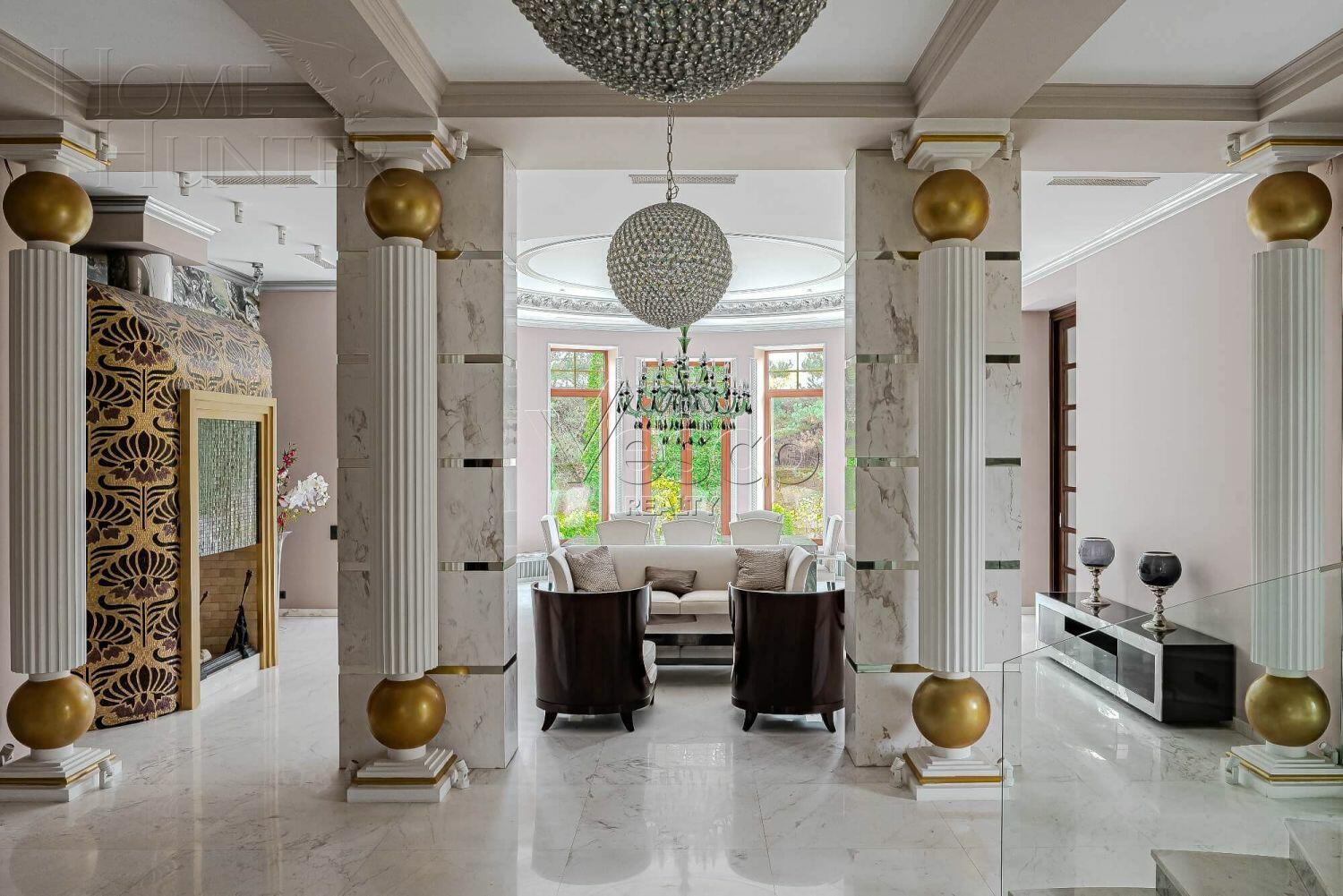 2-этажный коттедж 1 400 м² с отделкой