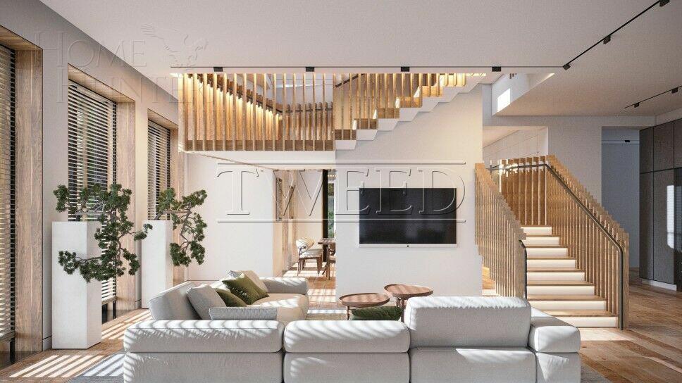 3-этажный коттедж 1 200 м² без отделки