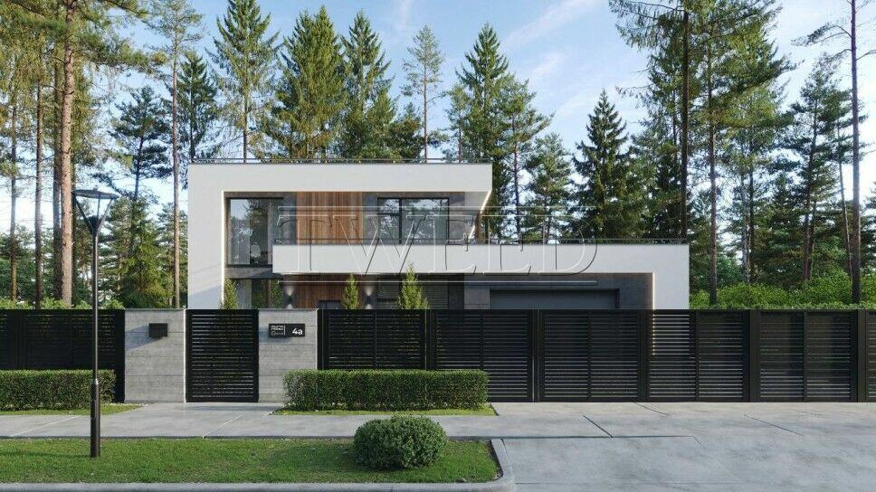 2-этажный коттедж 520 м² без отделки