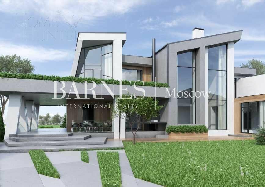 2-этажный коттедж 1 300 м² без отделки