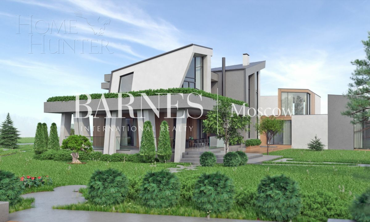 2-этажный коттедж 1 300 м² без отделки