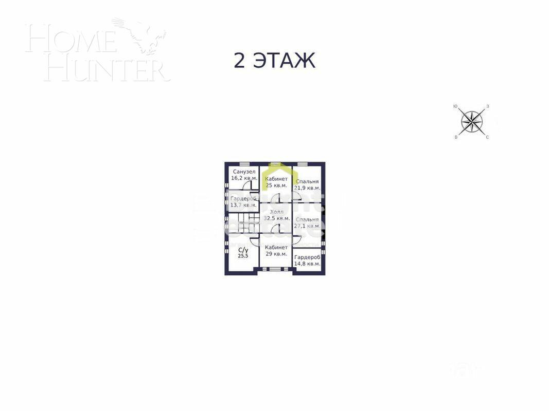 2-этажный коттедж 1 800 м² с отделкой