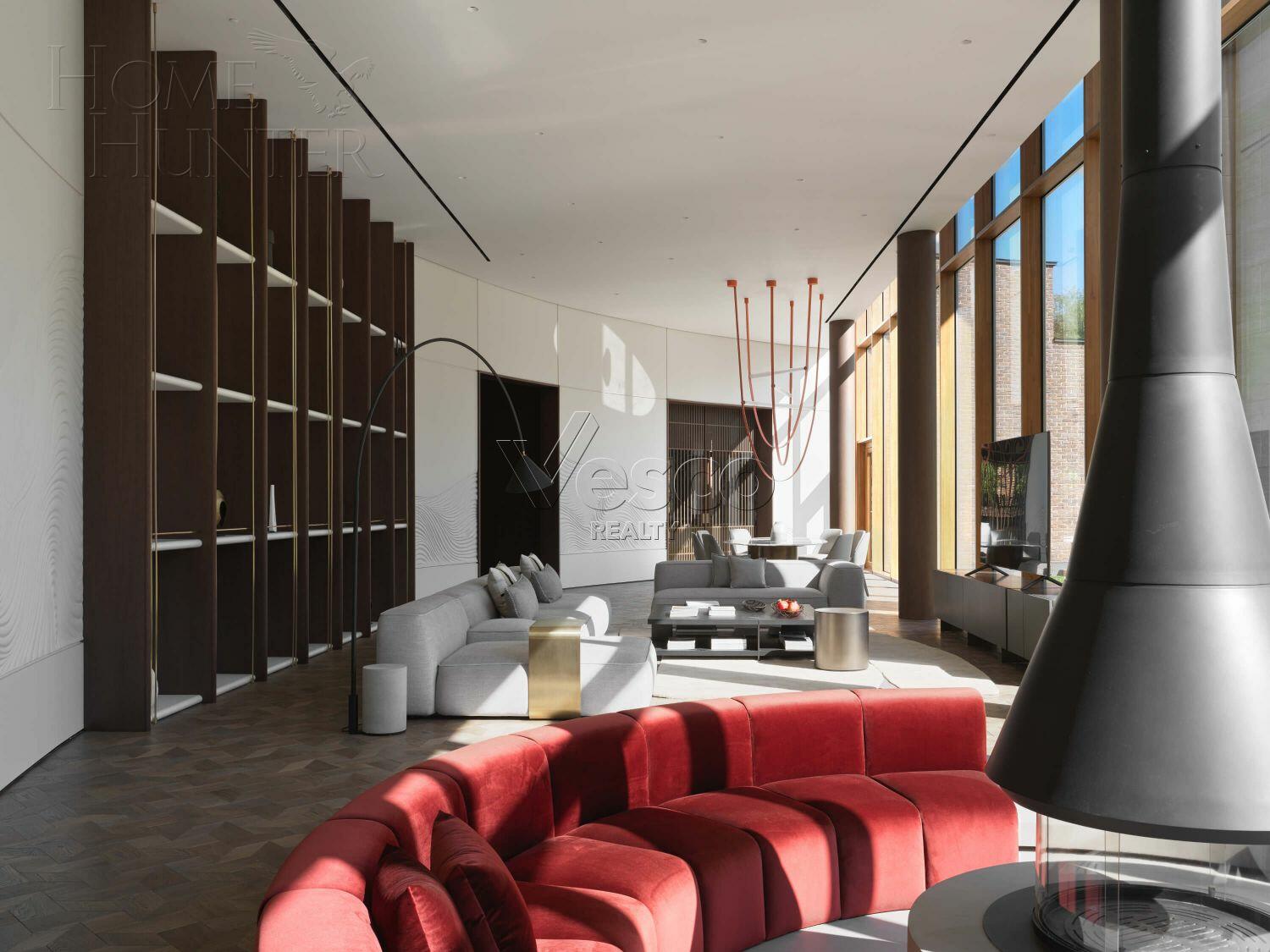 2-этажный коттедж 1 517 м² с отделкой