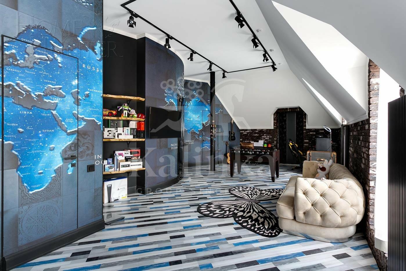 3-этажный коттедж 1 200 м² с отделкой