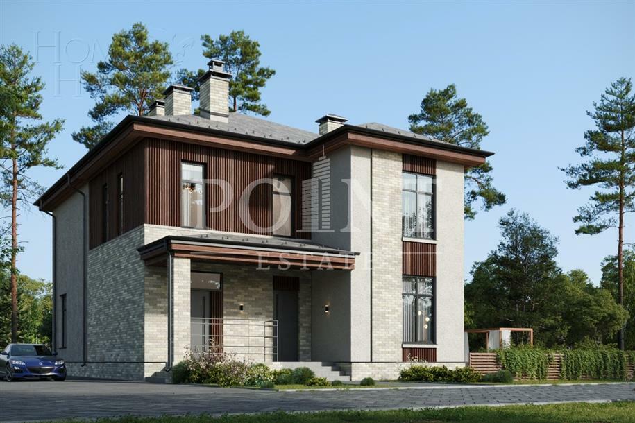 2-этажный коттедж 290.6 м² без отделки