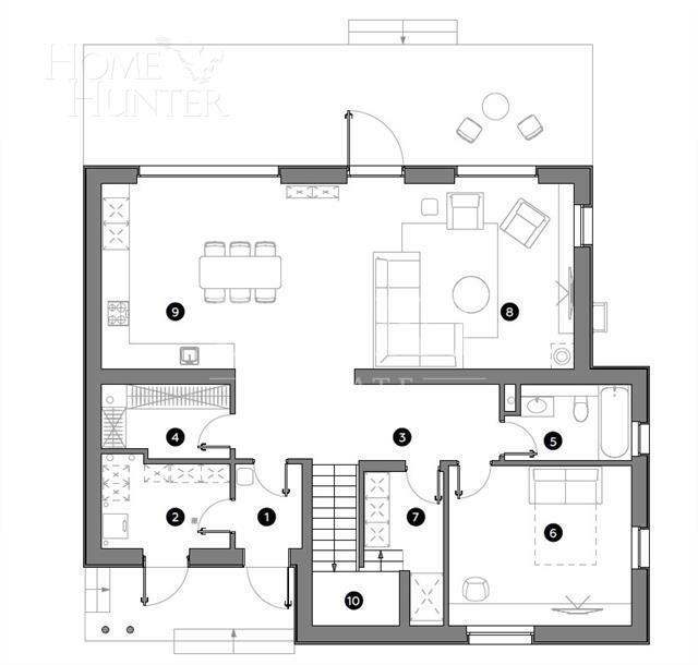 2-этажный коттедж 290 м² без отделки