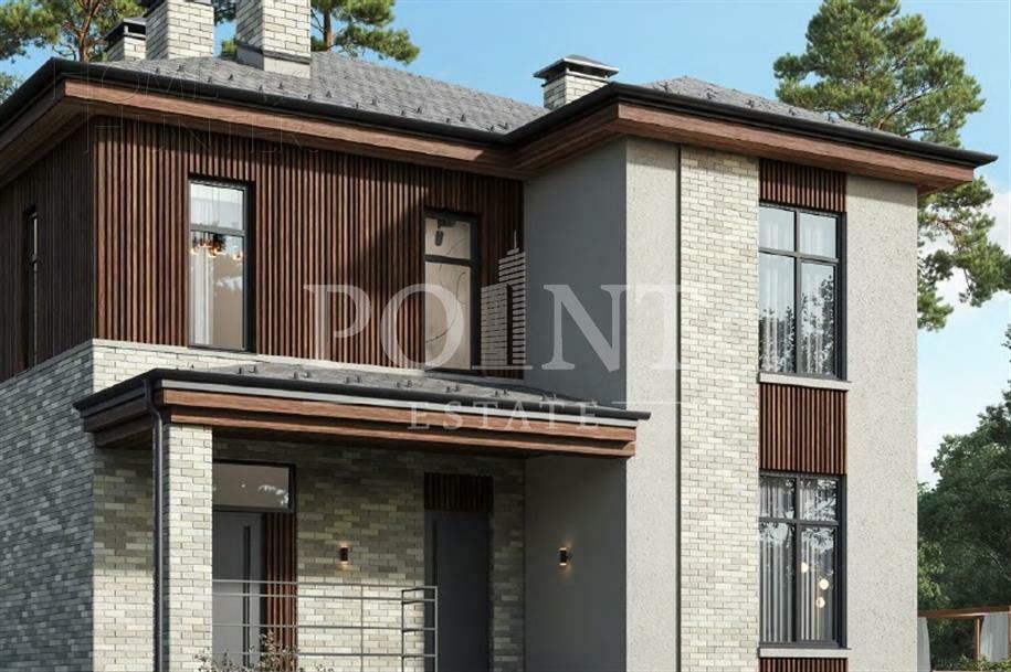 2-этажный коттедж 290.6 м² без отделки