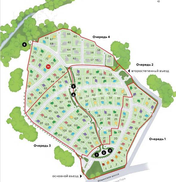 2-этажный коттедж 284 м² без отделки