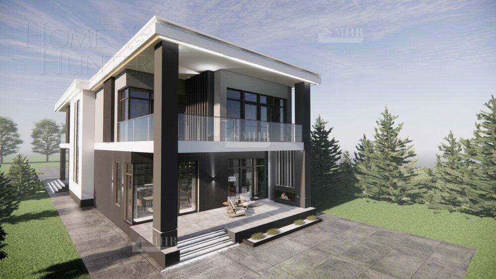 2-этажный коттедж 500 м² без отделки