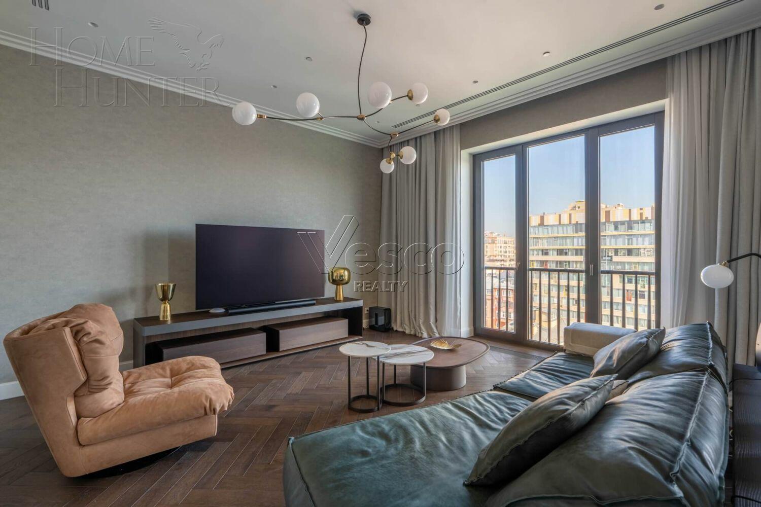 4-КОМН. АПАРТАМЕНТЫ С ОТДЕЛКОЙ 246.4 М² НА 8 ЭТАЖЕ