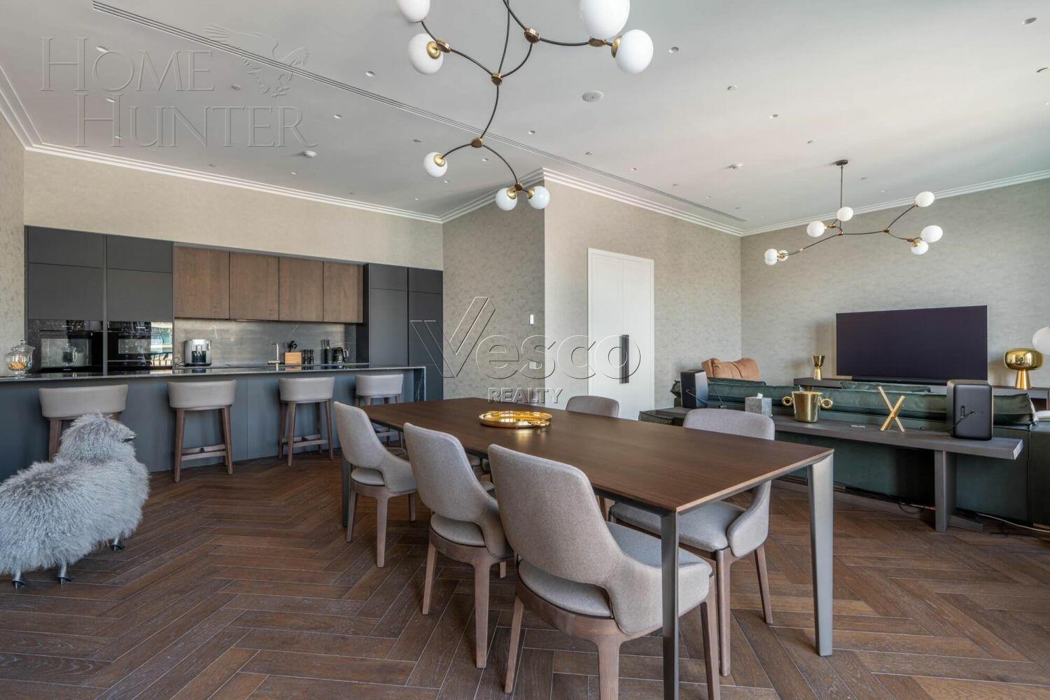 4-КОМН. АПАРТАМЕНТЫ С ОТДЕЛКОЙ 246.4 М² НА 8 ЭТАЖЕ