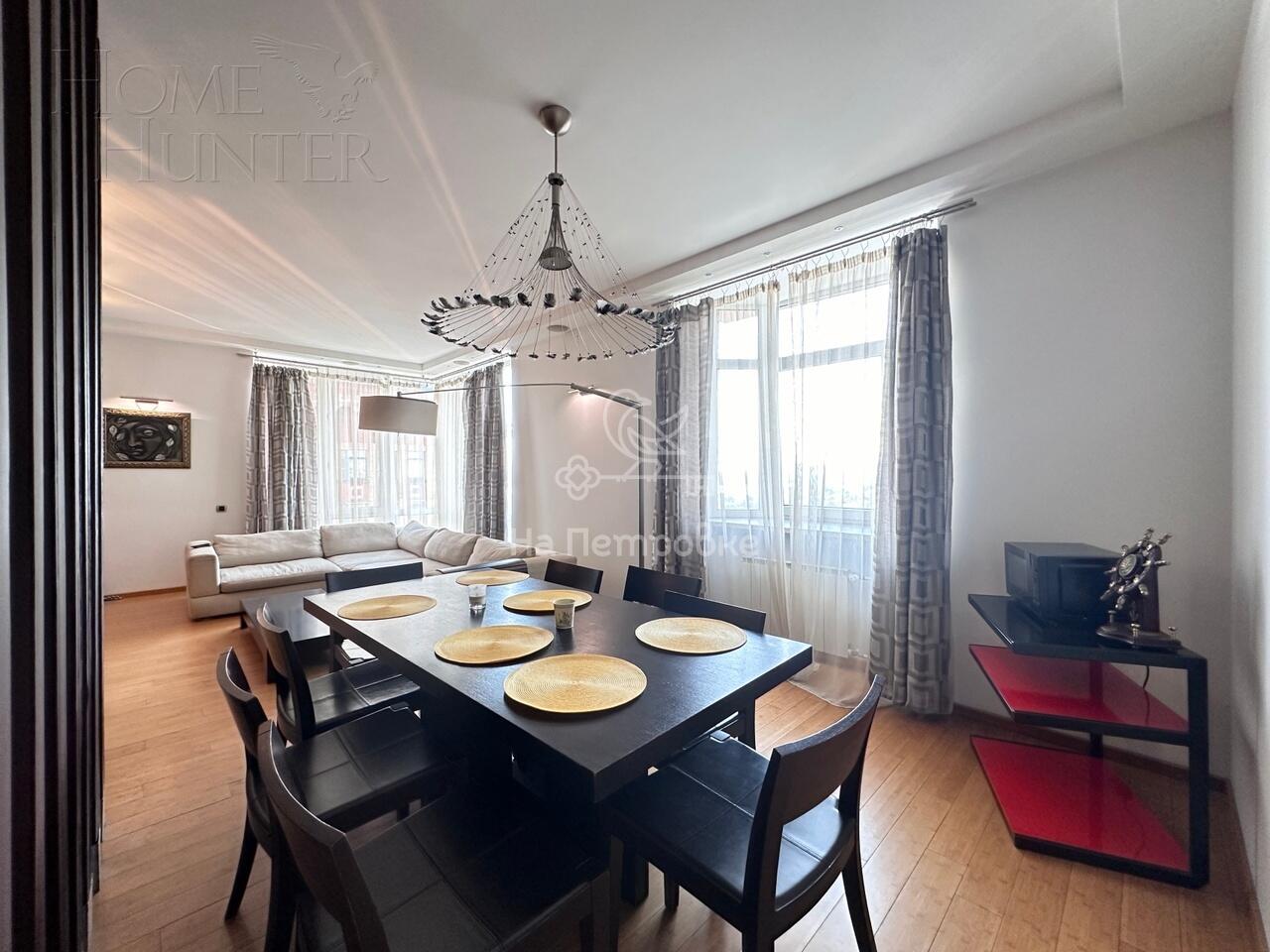 3-КОМН. КВАРТИРА С ОТДЕЛКОЙ 119.2 М² НА 15 ЭТАЖЕ