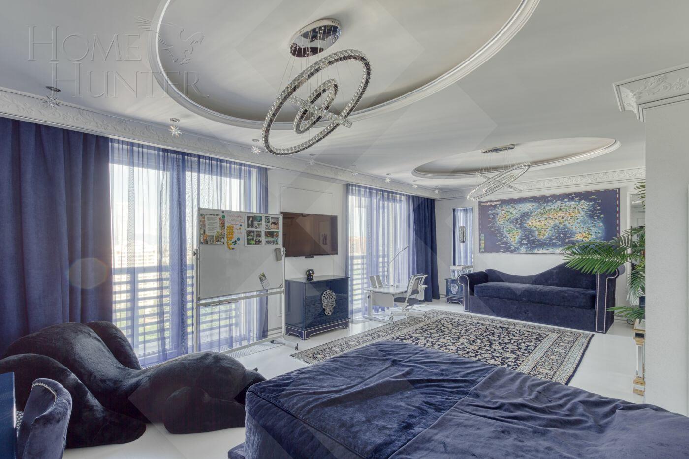 2-УРОВНЕВАЯ КВАРТИРА С ОТДЕЛКОЙ 721 М² НА 15 ЭТАЖЕ