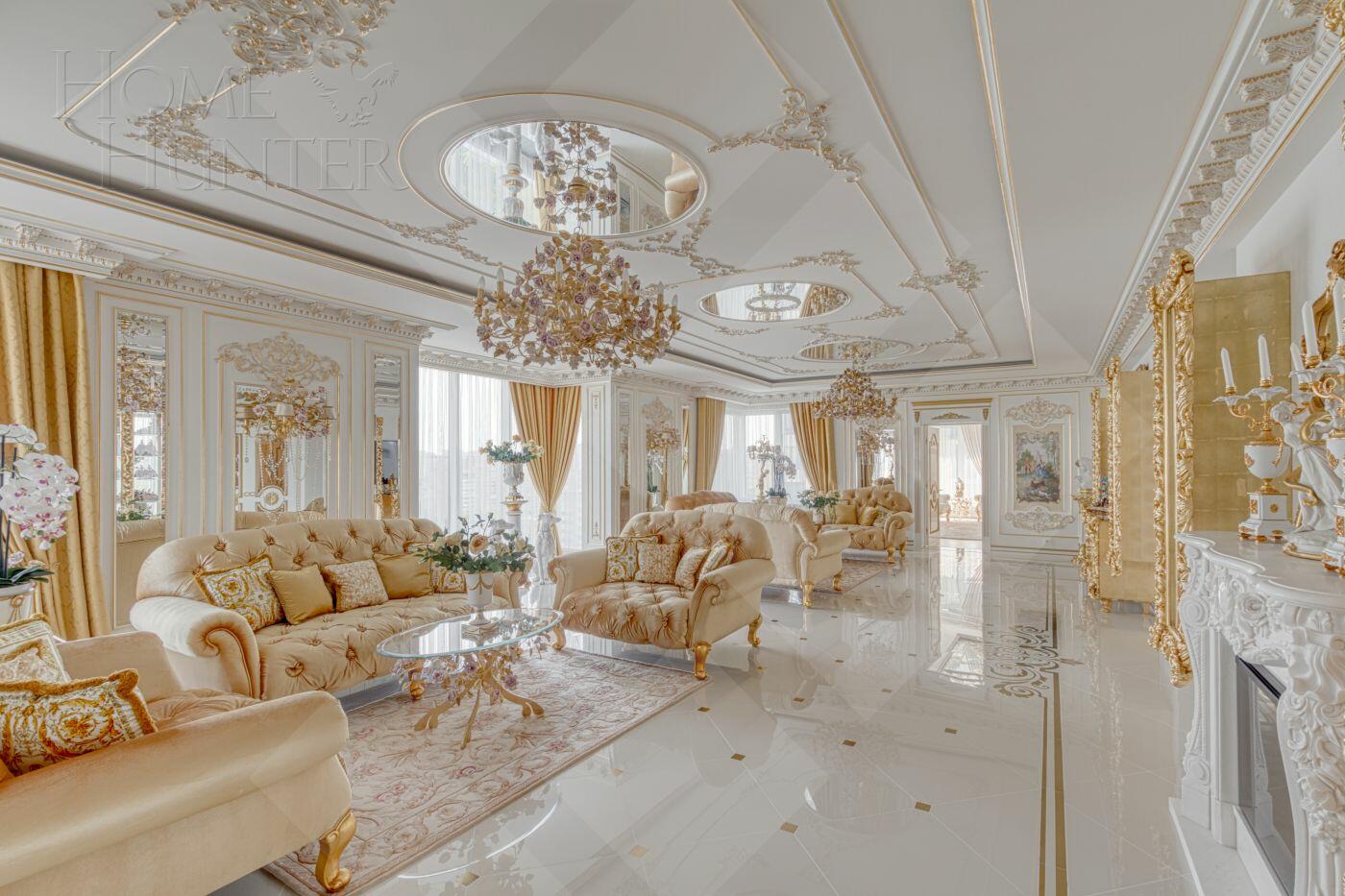 2-УРОВНЕВАЯ КВАРТИРА С ОТДЕЛКОЙ 721 М² НА 15 ЭТАЖЕ