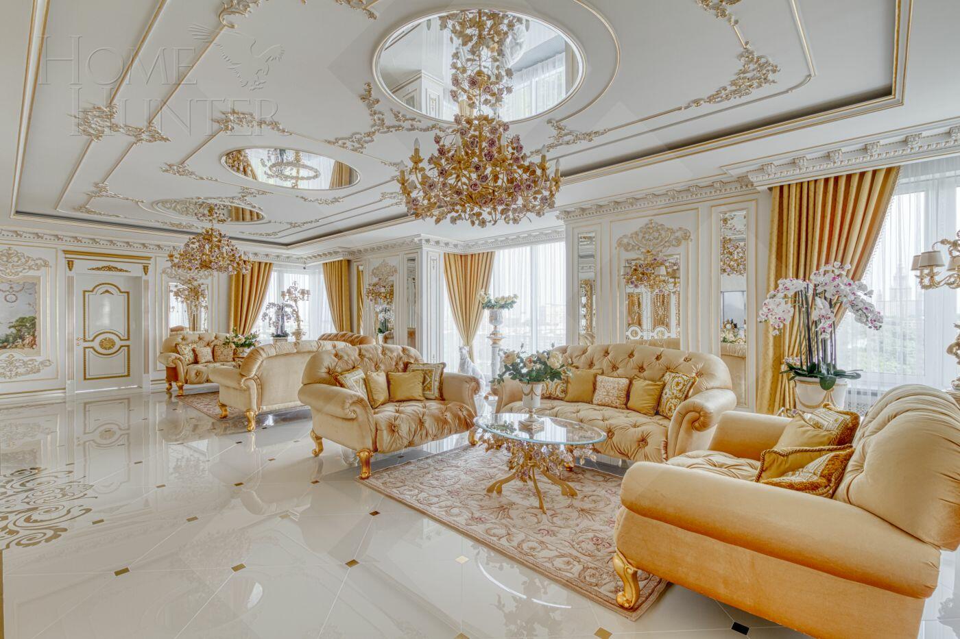 2-УРОВНЕВАЯ КВАРТИРА С ОТДЕЛКОЙ 721 М² НА 15 ЭТАЖЕ