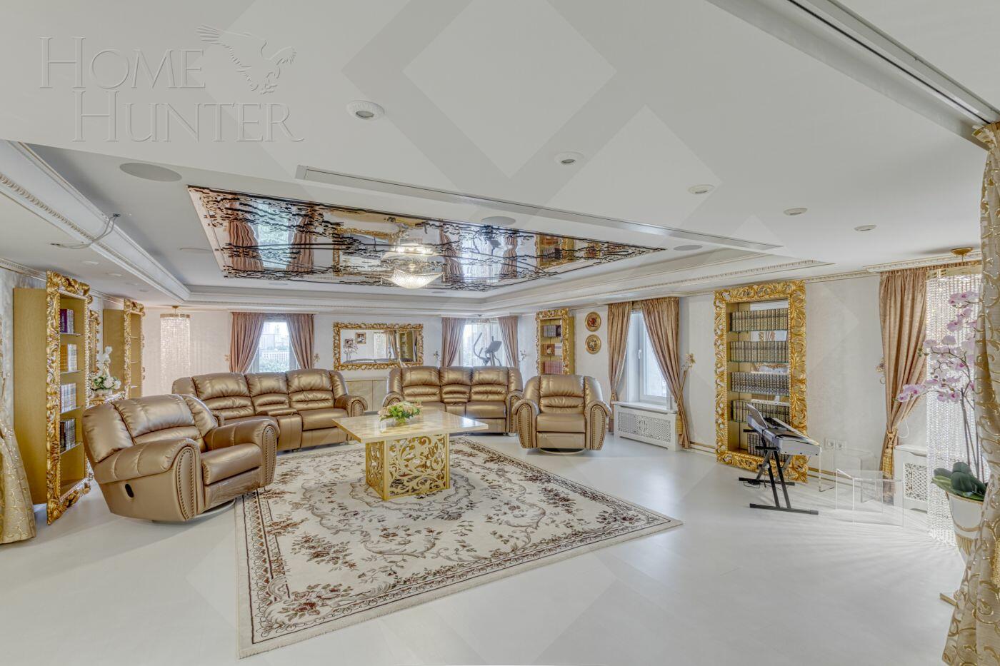 2-УРОВНЕВАЯ КВАРТИРА С ОТДЕЛКОЙ 721 М² НА 15 ЭТАЖЕ